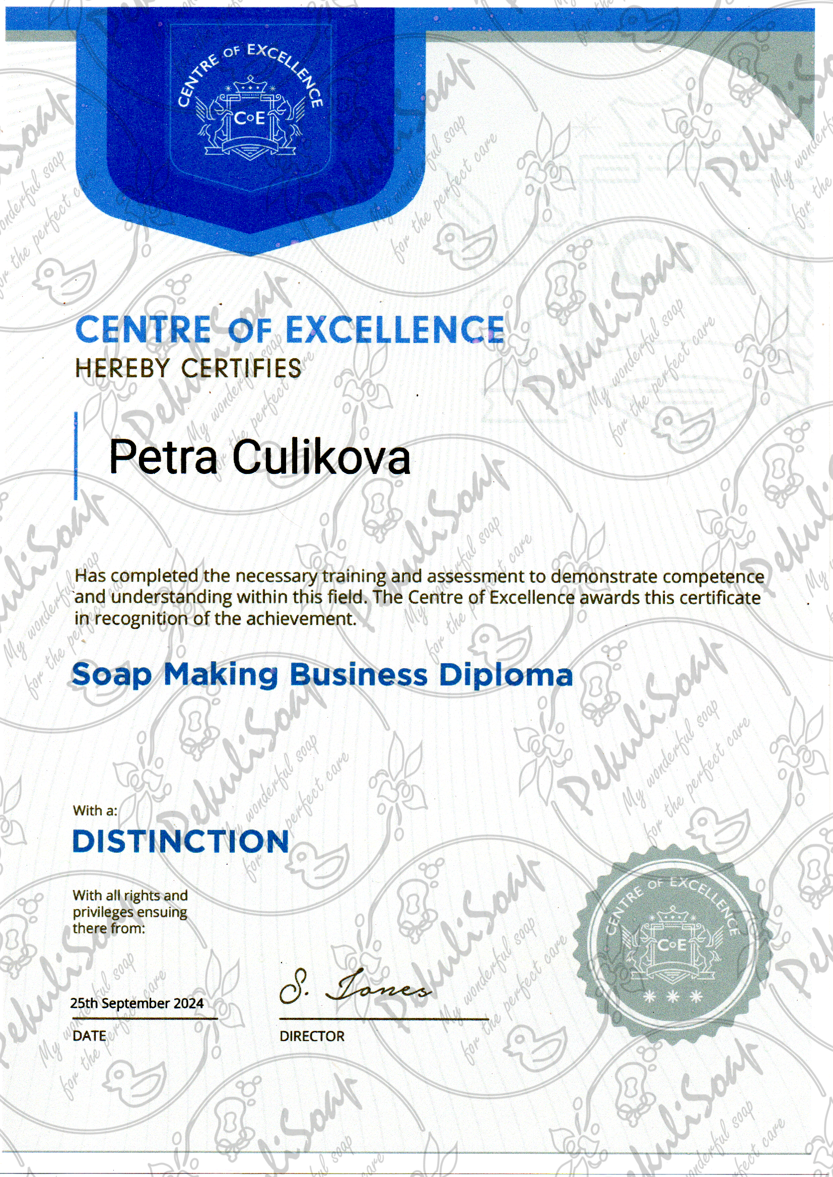 Certificate 1