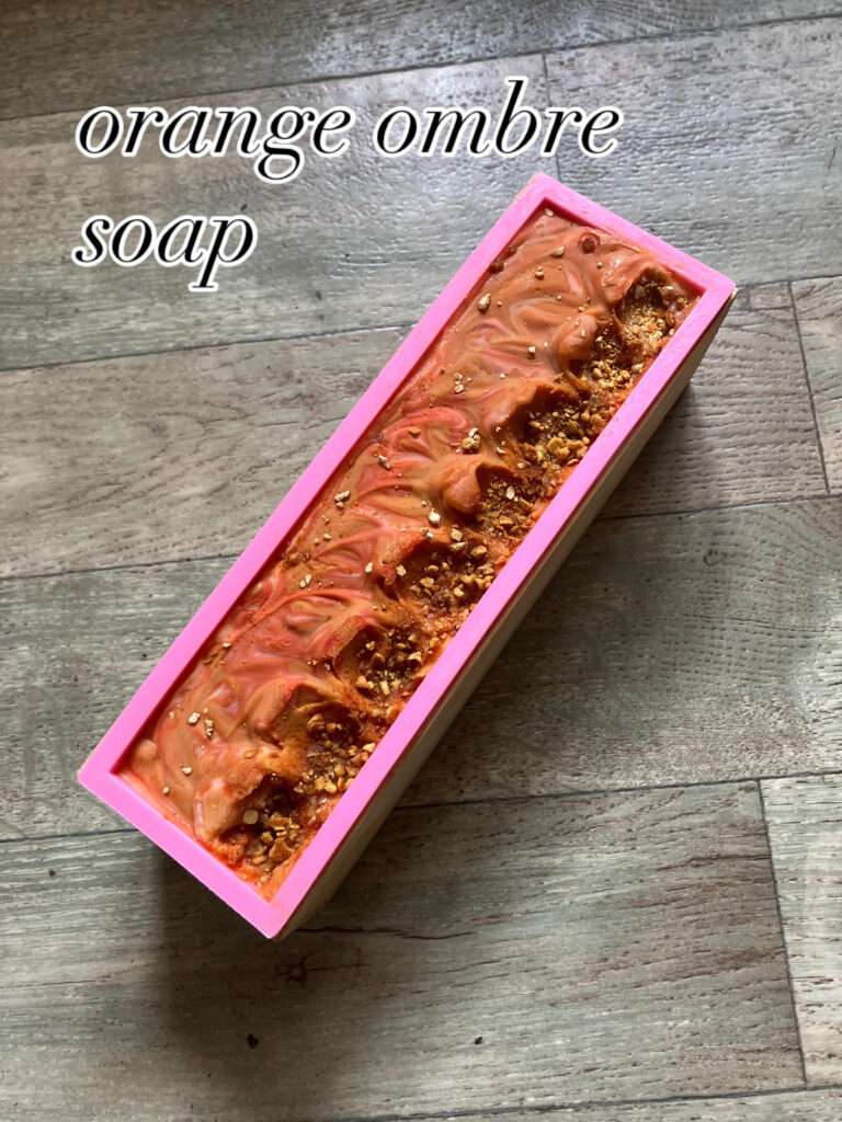 Orange soap