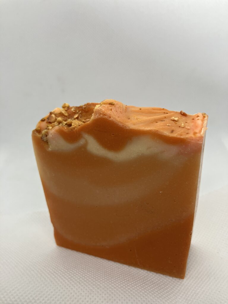 Orange ombre soap
