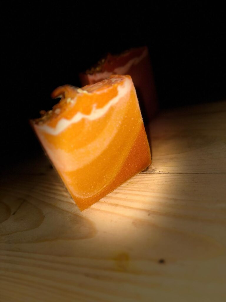 Orange soap
